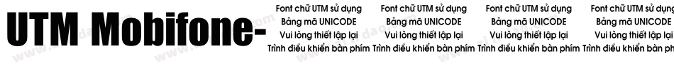 UTM Mobifone字体转换